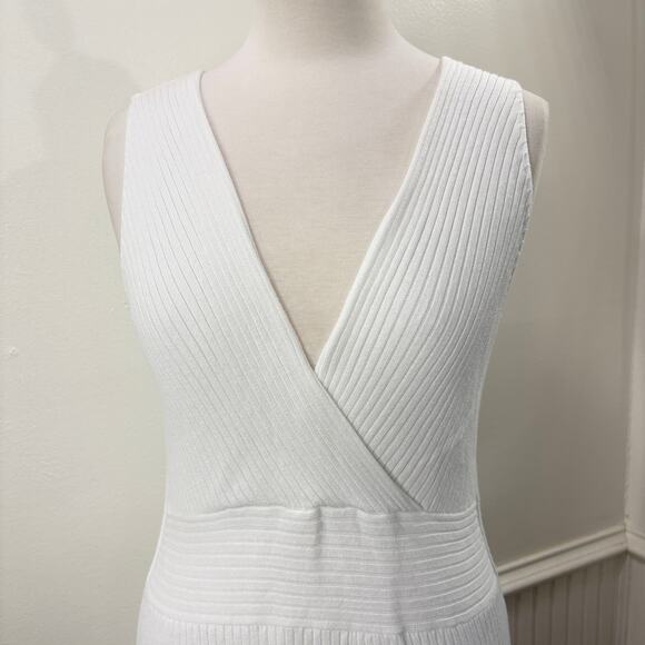 Old Navy Size L Sleeveless Knit Top Y2K Babydoll Perfect Fit Vintage Faux Wrap - Picture 9 of 13